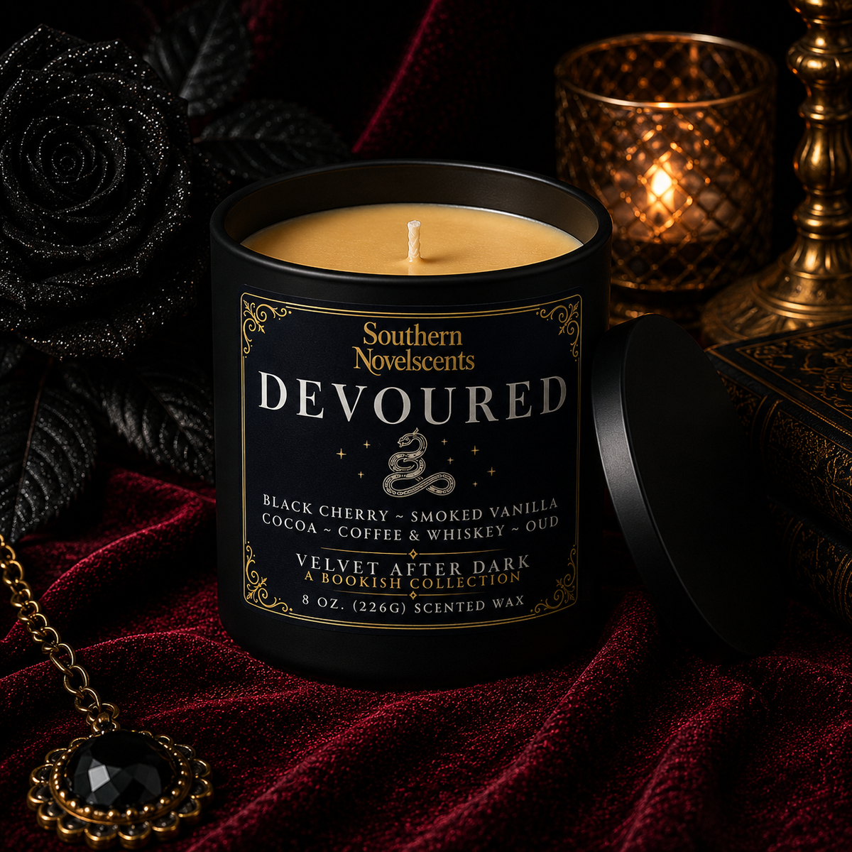 Devoured | Velvet After Dark | A Bookish Collection by Southern NovelScents