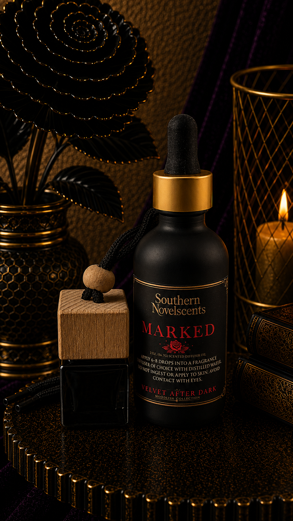Marked | Velvet After Dark | A Bookish Collection by Southern NovelScents